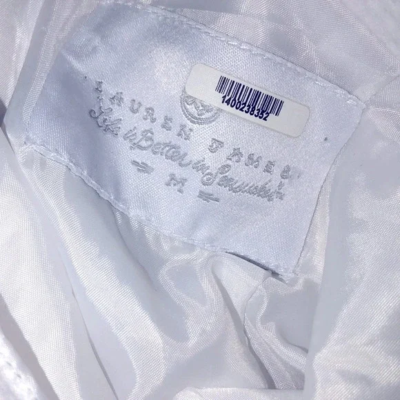 Lauren James size medium white seersucker dress - Picture 7 of 8